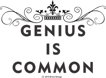 Genius is Common Logo